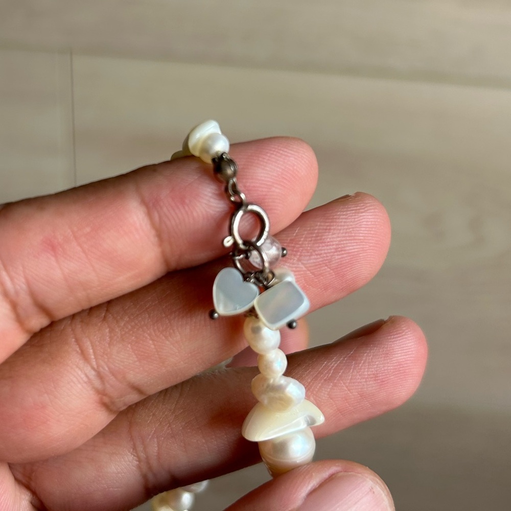 Clear Quartz and Pearl, and another of Pearl Bracelet - Picture 7 of 8